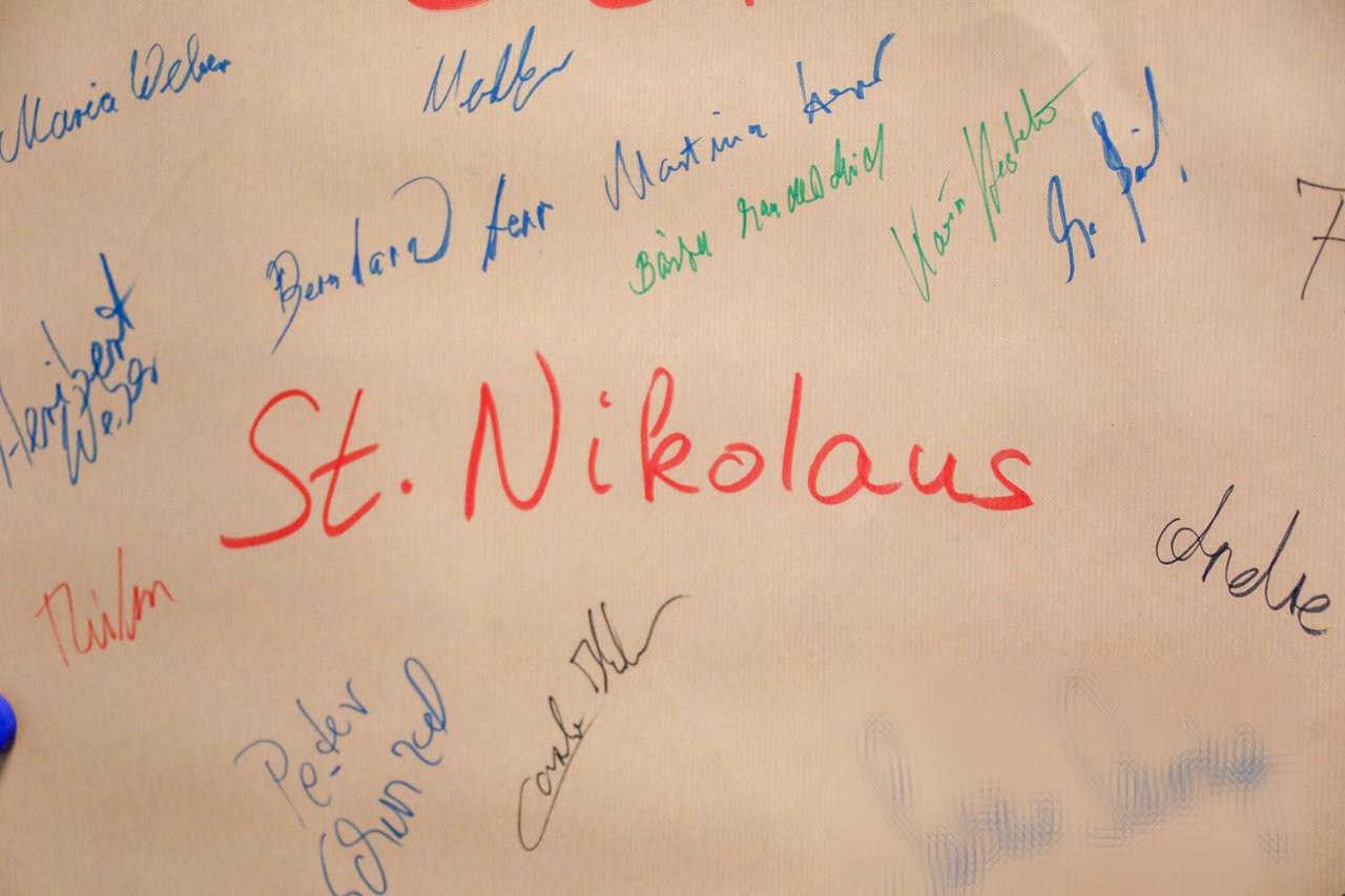 Autogram des Nikolaus